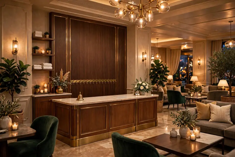 Hotel Interior Design by Woodex Interior, Lahore
