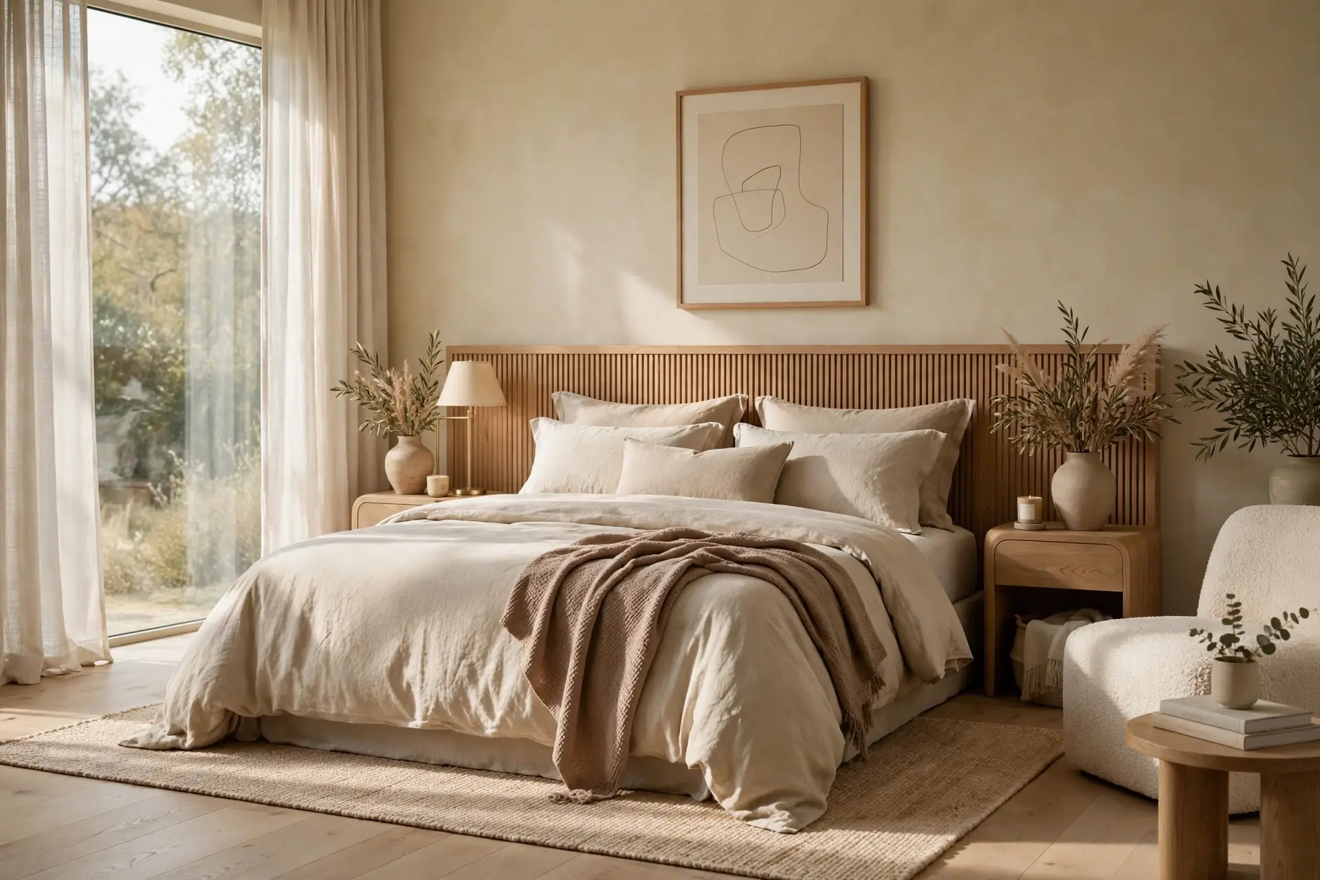 Bedroom visualization with fitted wardrobes
