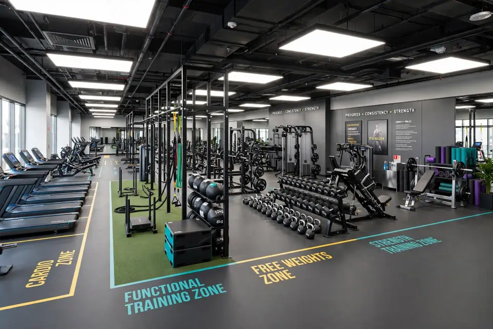Gym Design by Woodex Interior, Lahore