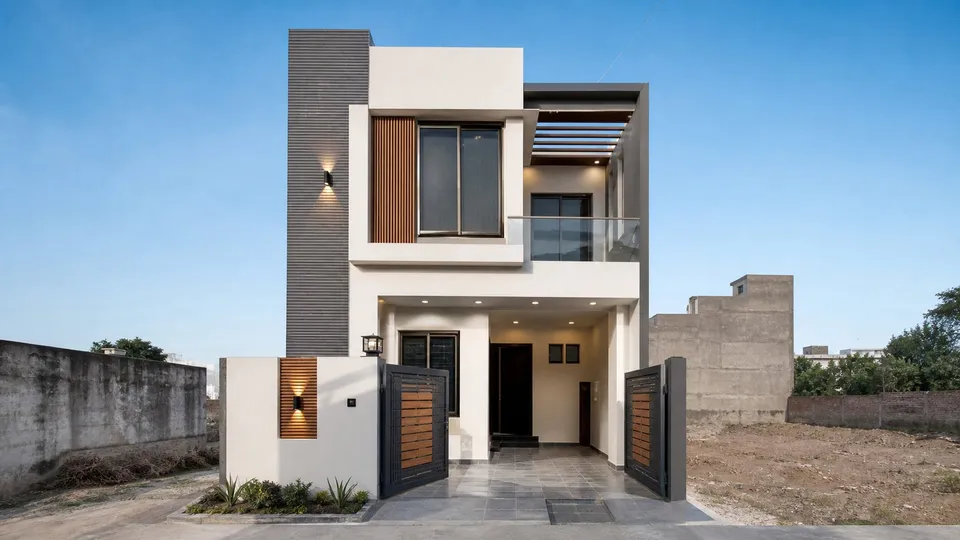 5 Marla House Design by Woodex Interior, Lahore
