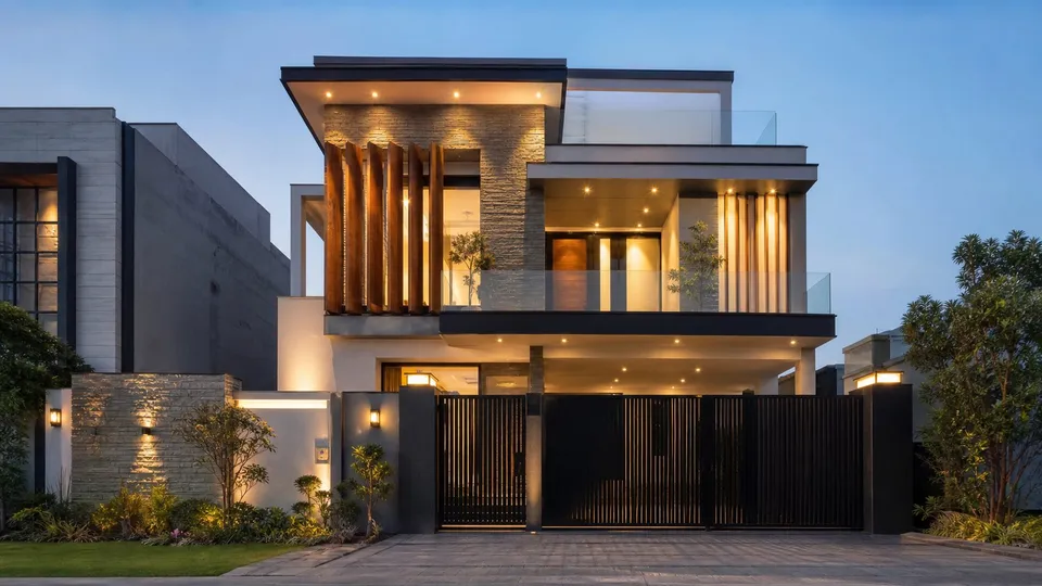 Front Elevation Design by Woodex Interior, Lahore