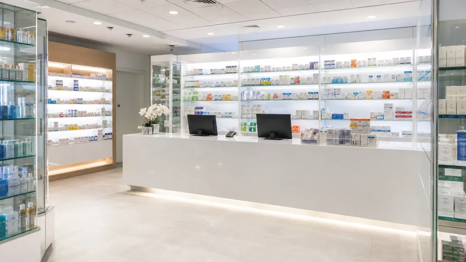 Pharmacy Fit-Out by Woodex Interior, Lahore