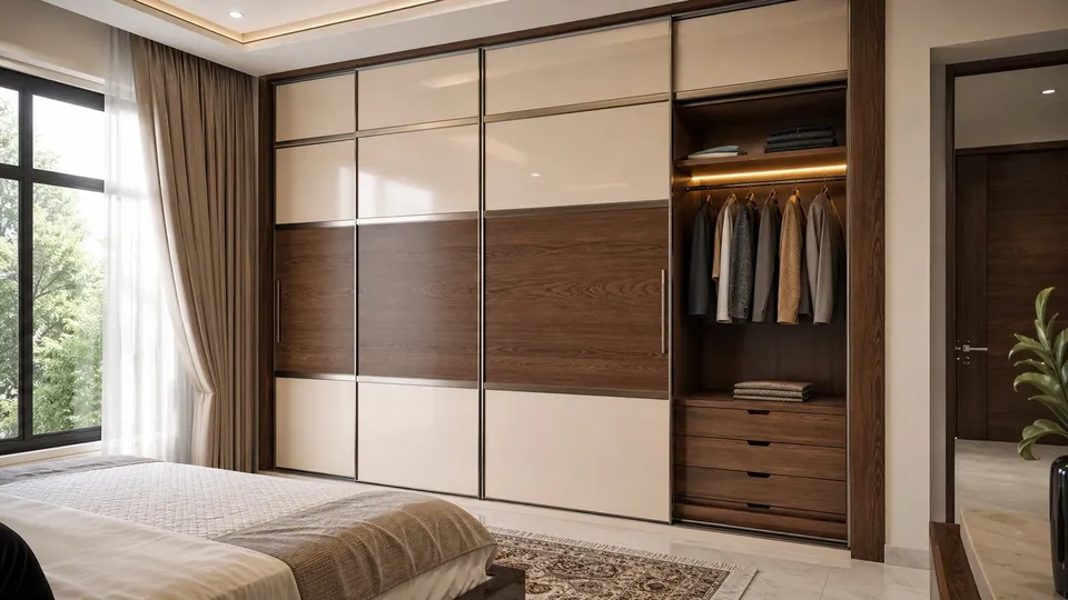 Wardrobe Design by Woodex Interior, Lahore